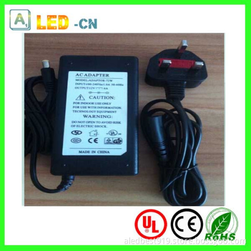 12V 6A AC 72W Switching Adapter